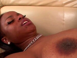 Ebony In Stockings Gets Her Ass Drilled. After Showing Off Her Goods And Sucking Him Off, Tyler Will Get Anal Slammed