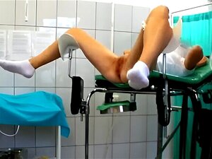 Fantastiskt Klimax På Gynekologisk Stol