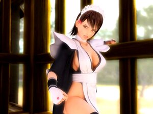 Üppiges 3D-Mädchen Spreizt Ihre Sexy Beine Für Ein Tiefes Durchficken