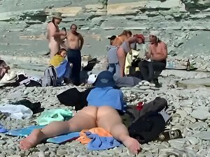 Seks Na Plaži. Voajerski Film 37