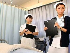 Subtitled CFNM Japanese Nurses Prep For Intercourse