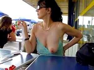 Tits In Public, Amateur Wife Showing Her Lovely Tits In A Public Restaurant. Its A Little Naughty, But This Kind Of Things Excite Anyone. More Porn