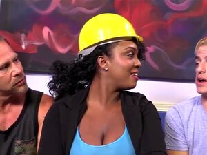 Layton Benton Gets Gangbanged By Her Workers