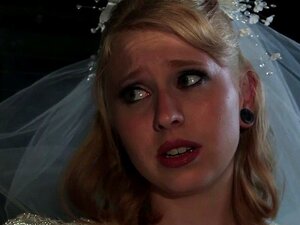 Goth Bride Facialized. Goth Tattooed Bride Facialized After Anal Fuck From Black Dick